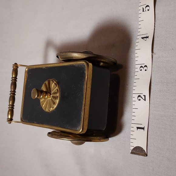 Vintage 1930s French Metal Cart Cigarette Holder Cart Design - Picture 4 of 7